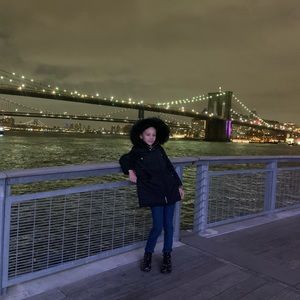 Zara black coat 11/12